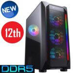 COUGAR 4 LED TOWER i7 (12th Gen) up to 4.9GHz 32GB RAM 1ΤB M.2 NVMe RTX3070 8GB